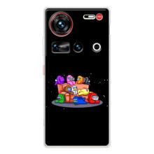 Чехол Амонг Ас для ZTE Nubia Z70 Ultra (AlphaPrint) (Амонг-ас)