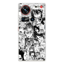 Анимешный чехол для ZTE Nubia Z70 Ultra – Ahegao manga