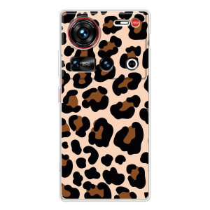 Чехол с леопардовым принтом на ZTE Nubia Z70 Ultra (Леопардовый принт)