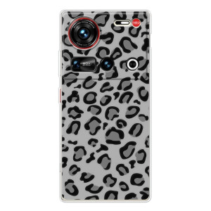 Чехол с леопардовым принтом на ZTE Nubia Z70 Ultra (Темный леопрад)