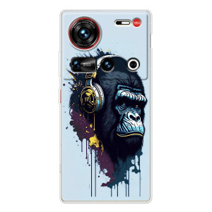 Чехол с Обезьянами ZTE Nubia Z70 Ultra - (AlphaPrint)