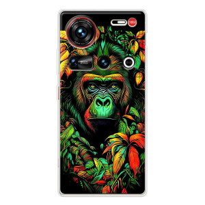 Чехол с Обезьянами ZTE Nubia Z70 Ultra - (AlphaPrint)