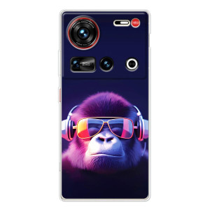 Чехол с Обезьянами ZTE Nubia Z70 Ultra - (AlphaPrint)