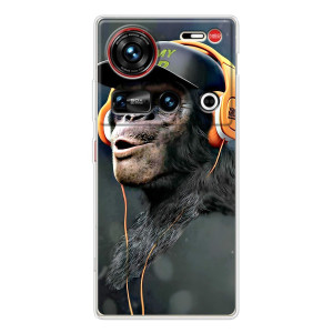 Чехол с Обезьянами ZTE Nubia Z70 Ultra - (AlphaPrint)