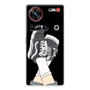 Чохол з Прикольним Принтом на ZTE Nubia Z70 Ultra – Кеди