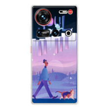 Чехол с принтом Душа на ZTE Nubia Z70 Ultra