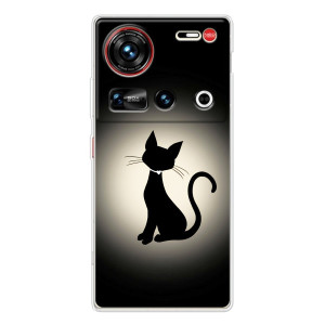Чехол с принтом для ZTE Nubia Z70 Ultra (AlphaPrint) Модные коты