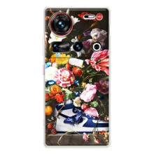 Чехол для ZTE Nubia Z70 Ultra - с принтом Найк (AlphaPrint) (Стиль Найк)