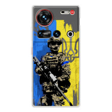 Чохли з принтом (Воїни ЗСУ) для  ZTE Nubia Z70 Ultra (Солдат ЗСУ)