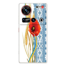 Силіконовый Чохол на ZTE Nubia Z70 Ultra з картинкой Вишиванки