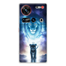 Чехол со Львом для ZTE Nubia Z70 Ultra (VPrint) (Маленький лев)