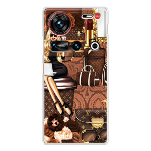 Чехол Стиль Louis Vuitton на ZTE Nubia Z70 Ultra (Мода Луи Виттон)
