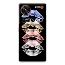 Чохол Стильні дівчата на ZTE Nubia Z70 Ultra (Губи)