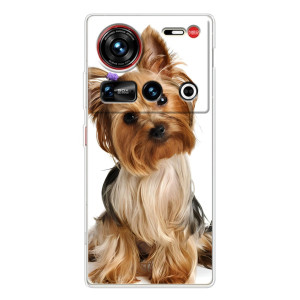 Чехол (ТПУ) Милые собачки для ZTE Nubia Z70 Ultra – Собака Терьер