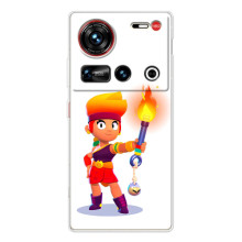 Чохол (ТПУ) з Героями Бравл Старс на ZTE Nubia Z70 Ultra – Пенні