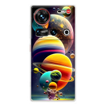 Чохол (ТПУ) з планетами на ZTE Nubia Z70 Ultra (Сонячна система)