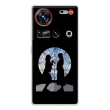 Чехлы Венсдей на ZTE Nubia Z70 Ultra Уэнсдей (AlphaPrint) (комната Уэнздей)