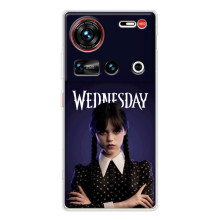 Чехлы Венсдей на ZTE Nubia Z70 Ultra Уэнсдей (AlphaPrint) (Wednesday)