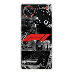 Чехол фильм Формула 1 для ZTE Nubia Z70 Ultra – Коллаж Формула 1