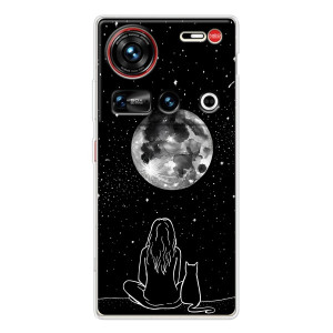 Чохол з малюнком кіт на ZTE Nubia Z70 Ultra