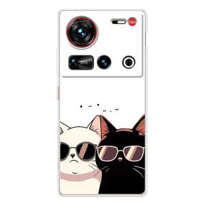 Чохол з малюнком кіт на ZTE Nubia Z70 Ultra