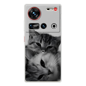 Чохол з малюнком кіт на ZTE Nubia Z70 Ultra