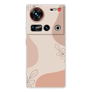 Чохол квітковий дизайн для ZTE Nubia Z70 Ultra – Кориневий фон