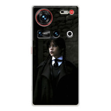 Чохол з дизайном Венздей 2 на ZTE Nubia Z70 Ultra (Венздей в костюмі)