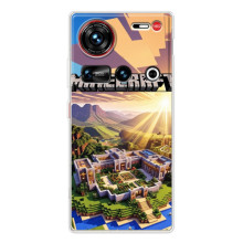 Чохол з картинками Майнкрафт для 

t𝙕 TEE Нuбіа Ž70 Yлтра – Minecraft