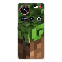 Чохол з картинками Майнкрафт для 

t𝙕 TEE Нuбіа Ž70 Yлтра – Піксельний Майнкрафт