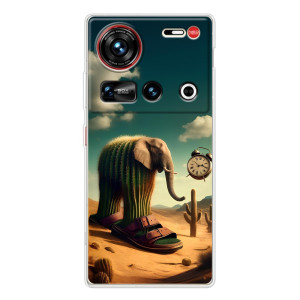 Чехол с мемами тралалело тралала для ZTE Nubia Z70 Ultra – Лирили ларила