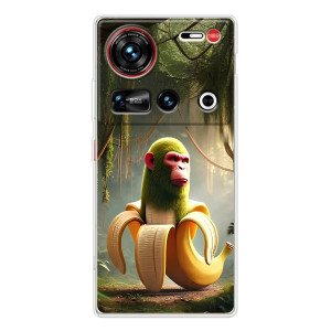 Чехол с мемами тралалело тралала для ZTE Nubia Z70 Ultra – Шимпанзини бананини
