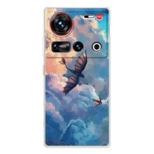 Чохол з принтом дракон Беззубик t𝙕 TEE Нuбіа Ž70 Yлтра – Беззубик в небі