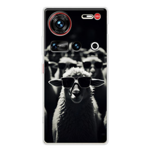 Чехол с принтом стильные животные для 傳說 ZTE Nubia Z70 Ultra