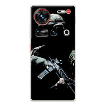 Чохол з українським воїном на ZTE Nubia Z70 Ultra – Український снайпер