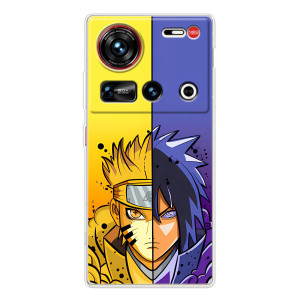 Купить Чехлы на телефон с принтом Anime для ZTE Nubia Z70 Ultra – Naruto Vs Sasuke