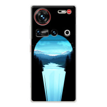 Літній Чохол на ZTE Nubia Z70 Ultra – Синій Водоспад