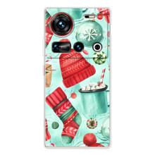 Новогодние Чехлы для 傳說 ZTE Nubia Z70 Ultra (VPrint) – Одежда НГ