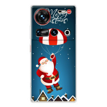 Чохол з зимовим принтом для <td>ZTE Новіа Z70 Ultra </td>