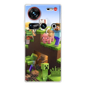 Чохли для ZTE Nubia Z70 Ultra (Персонажі МайнКрафт) (Майн-крафт)