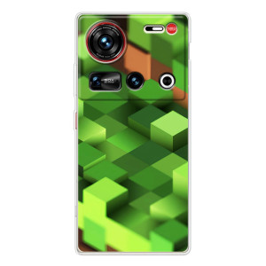 Чохли для ZTE Nubia Z70 Ultra (Персонажі МайнКрафт) (Текстура)