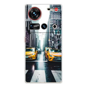 Силиконовый бампер (Работники) на ZTE Nubia Z70 Ultra – Такси