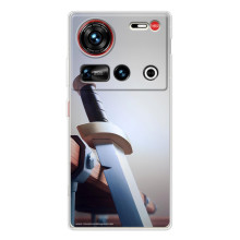 Силіконовий Чохол (атрибутика Клеш Роял) для ZTE Nubia Z70 Ultra (Меч варвара)