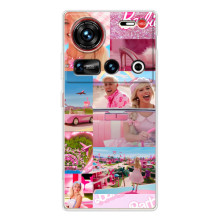 Силіконовый Чохол Барбі фільм на ZTE Nubia Z70 Ultra (Барбі стиль)