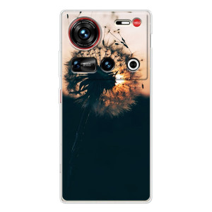 Силиконовый Чехол с одуванчиками на ZTE Nubia Z70 Ultra – Красивый одуванчик