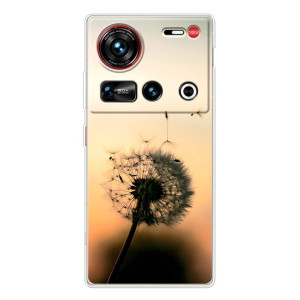 Силиконовый Чехол с одуванчиками на ZTE Nubia Z70 Ultra – Роздумаханый одуванчик