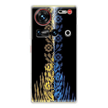 Силіконовый Чохол на ZTE Nubia Z70 Ultra (Патріотична вишиванка)
