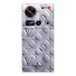 Текстурный Чехол Louis Vuitton для ЗТЕ Нюбия Z70 ультра – Белый ЛВ