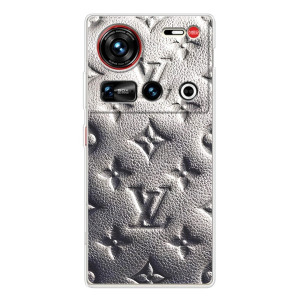 Текстурный Чехол Louis Vuitton для ЗТЕ Нюбия Z70 ультра – Бежевый ЛВ