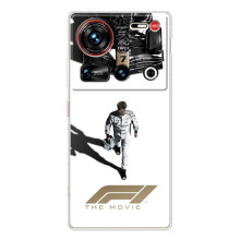 Чехол с прнтом Формула 1 на ZTE Nubia Z70 Ultra – Логотип Ф1